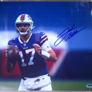 Josh Allen buffalo bills signed photo